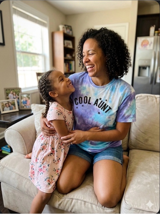 Tops - Cool Aunt Tye Dye T-Shirt